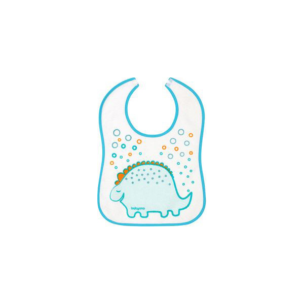 

Махровый водонепроницаемый нагрудник BabyOno Динозавр I Can Almost Eat Myself (833)