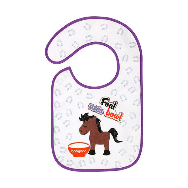 

Махровый водонепроницаемый нагрудник FLAVOUR EXPLORER Babyono Пони (832)