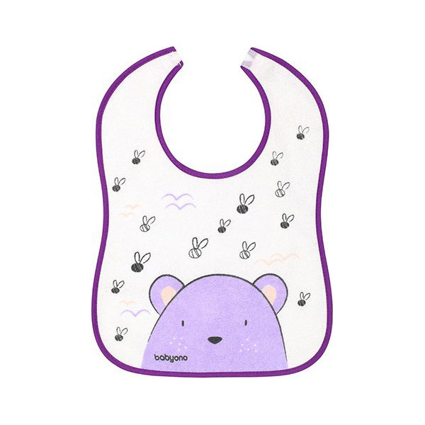 

Махровый водонепроницаемый нагрудник I CAN ALMOST EAT MYSELF BabyOno Медведь (833)