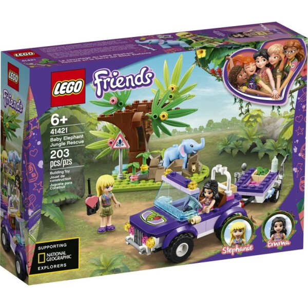 

LEGO® Friends Джунгли: спасение слонёнка (41421)
