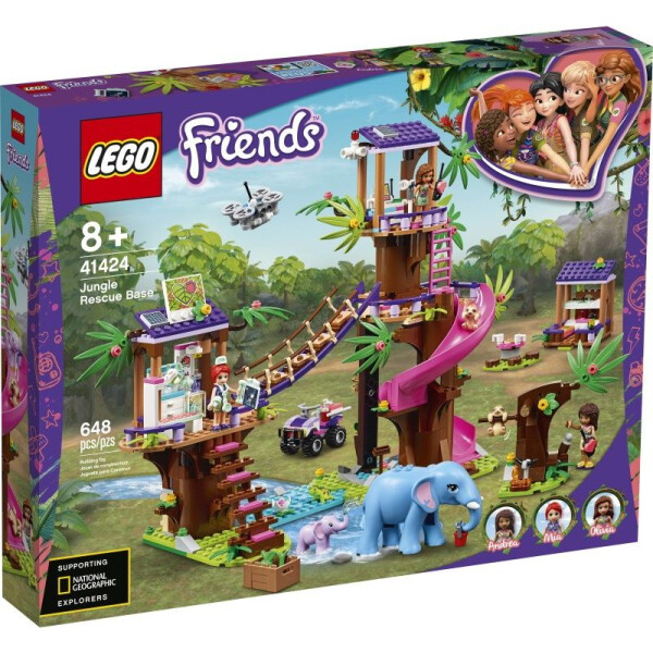 

LEGO Friends Джунгли: штаб спасателей (41424)