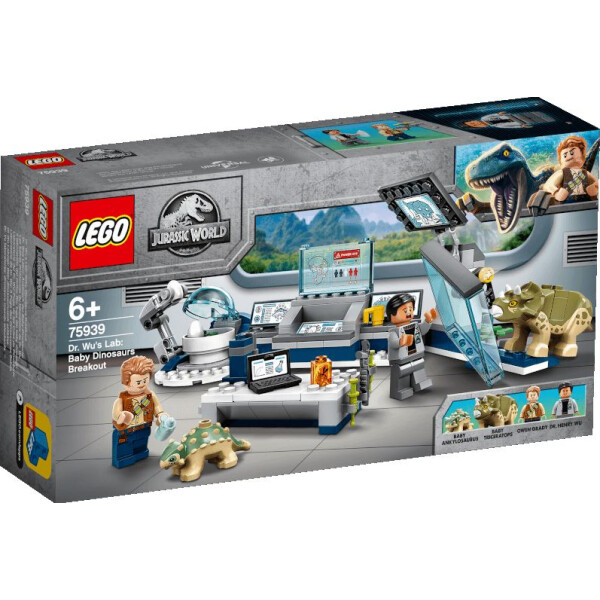 

LEGO Jurassic World Лаборатория доктора Ву: Пебег детёнышей динозавра (75939)