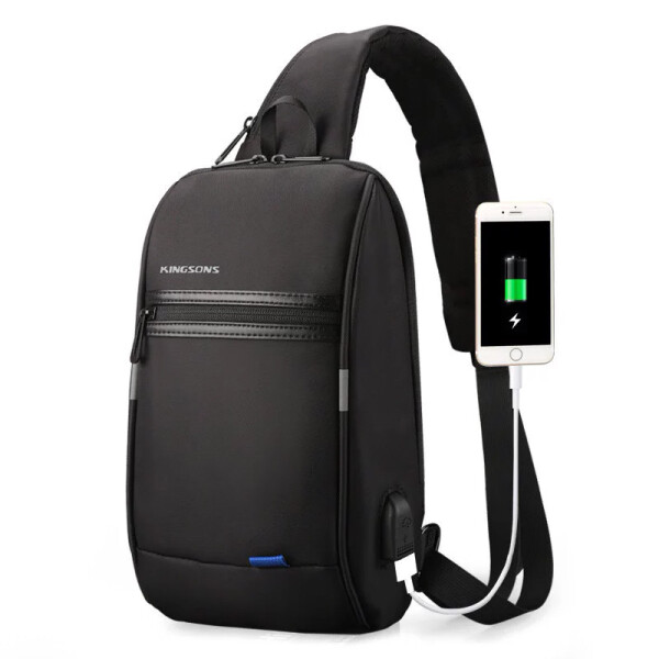 

Рюкзак KS3174W Black с USB разъемом