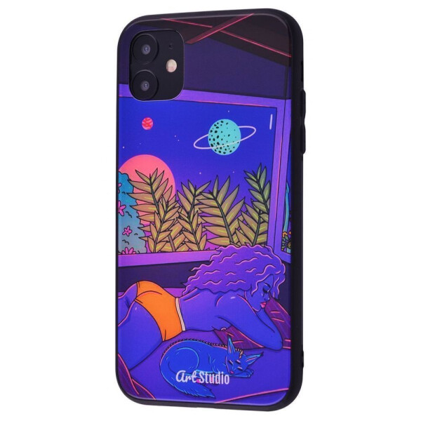 

Чехол-накладка ArtStudio Case CyberPunk Series (HQ Glass+TPU) iPhone 11 04