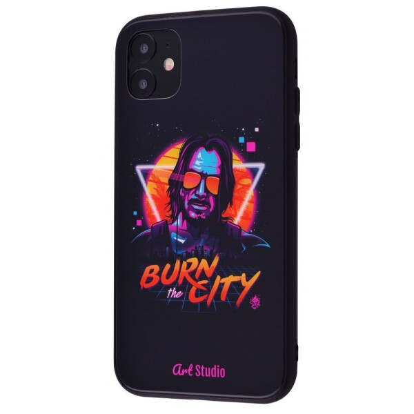

Чехол-накладка ArtStudio Case CyberPunk Series (HQ Glass+TPU) iPhone 11 06