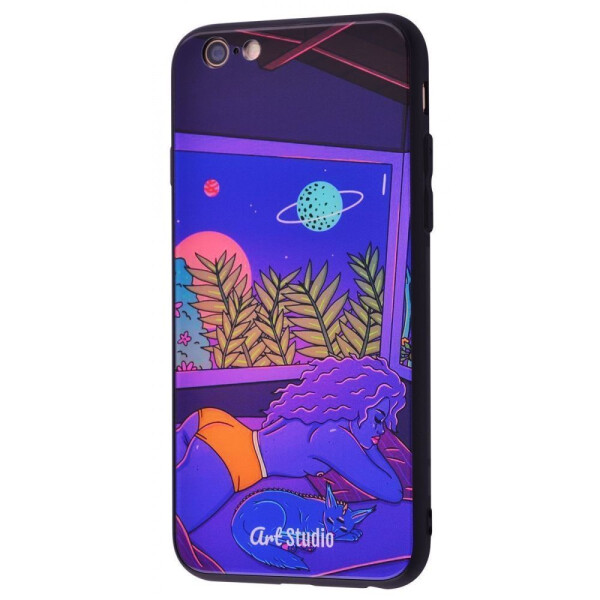 

Чехол-накладка ArtStudio Case CyberPunk Series (HQ Glass+TPU) iPhone 6/6s 04