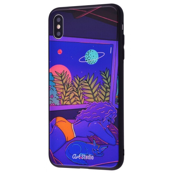 

Чехол-накладка ArtStudio Case CyberPunk Series (HQ Glass+TPU) iPhone X/Xs 04