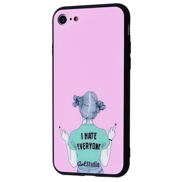 

Чехол-накладка ArtStudio Case Girls Mood series (Glass+TPU) iPhone 7/8/SE 2 01