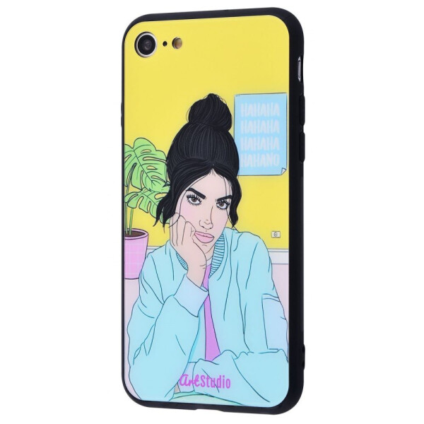 

Чехол-накладка ArtStudio Case Girls Mood series (Glass+TPU) iPhone 7/8/SE 2 06
