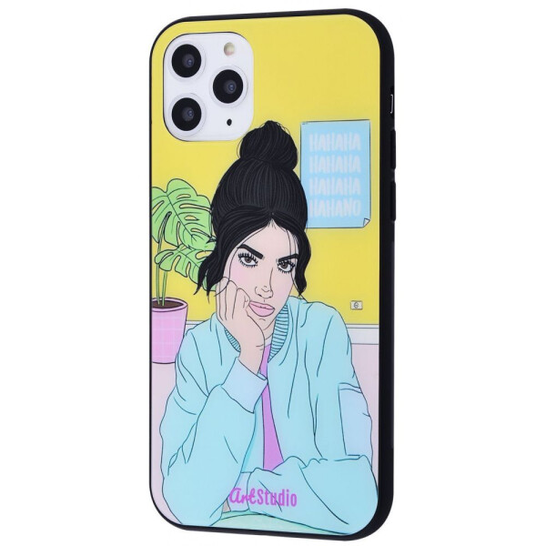 

Чехол-накладка ArtStudio Case Girls Mood series (Glass+TPU) iPhone X/Xs 06