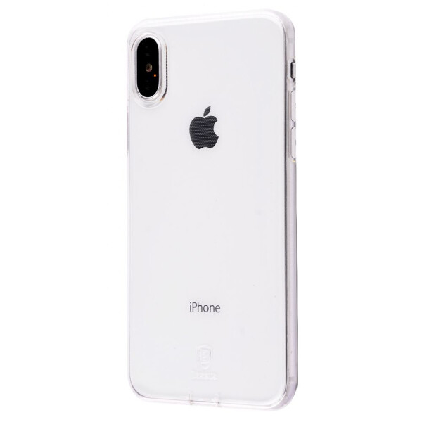 

Чехол-накладка Baseus Simple (TPU) With Pluggy iPhone X/Xs white