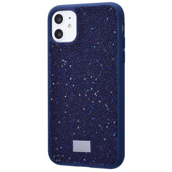

Чехол-накладка Bling World Pearl Diamonds (TPU) iPhone 11 blue