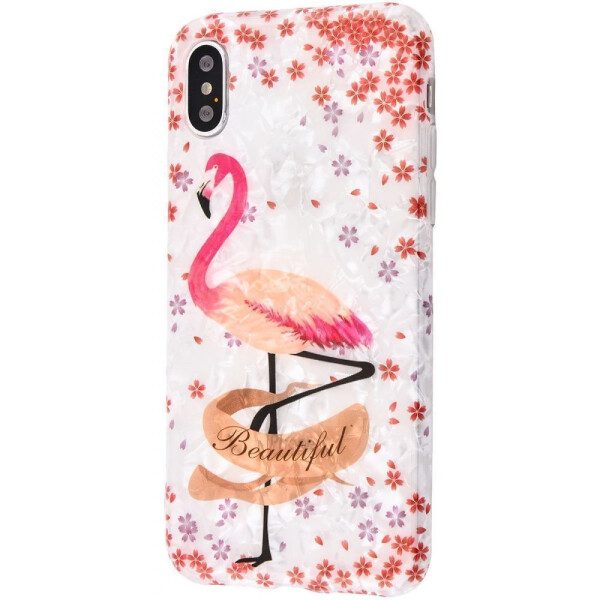 

Чехол-накладка Blood of Jelly Cute case iPhone X/Xs beautiful_flamingo