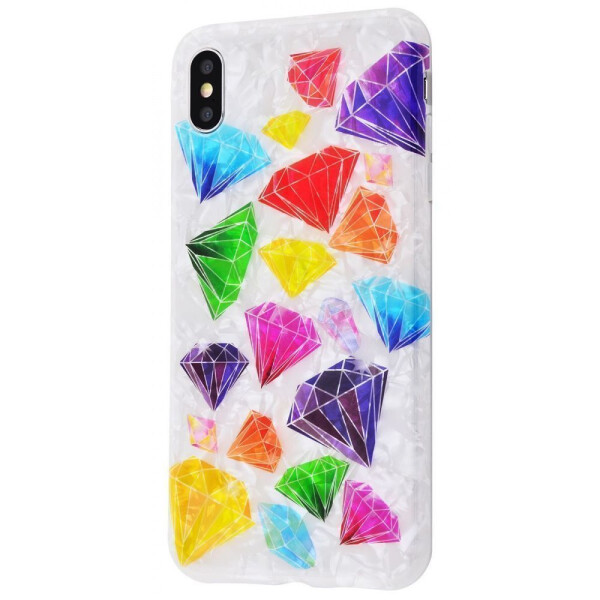 

Чехол-накладка Blood of Jelly Cute case iPhone Xs Max colorful_diamonds