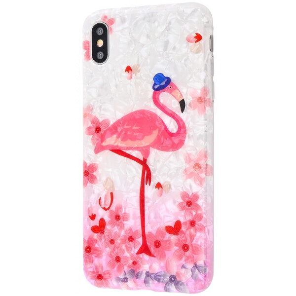 

Чехол-накладка Blood of Jelly Cute case iPhone Xs Max flamingo_with_hat