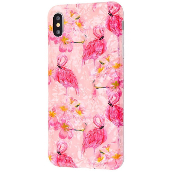 

Чехол-накладка Blood of Jelly Cute case iPhone Xs Max many_flamingos