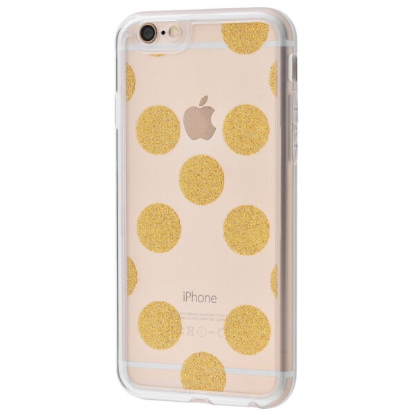 

Чехол-накладка Brand transparent case (PC+TPU) iPhone 6/6s balls_gold
