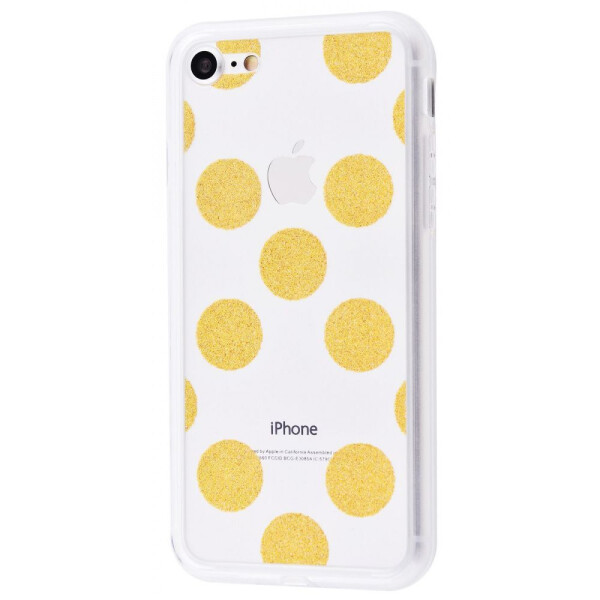 

Чехол-накладка Brand transparent case (PC+TPU) iPhone 7/8/SE 2 balls_gold