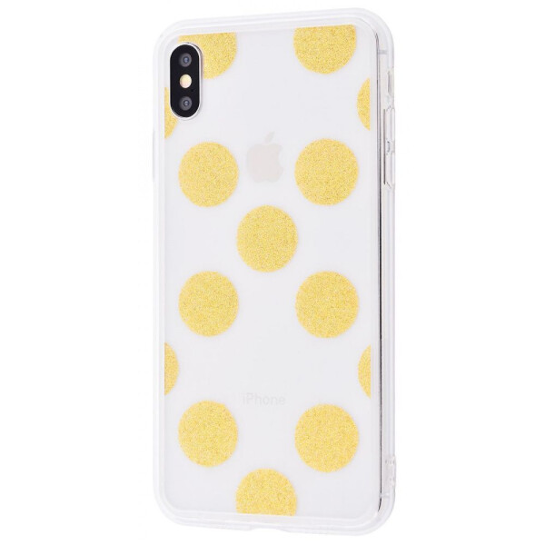 

Чехол-накладка Brand transparent case (PC+TPU) iPhone X/Xs balls_gold