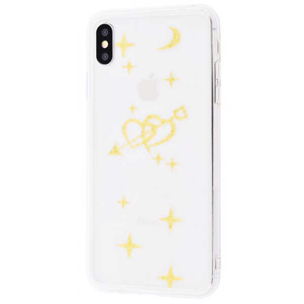 

Чехол-накладка Brand transparent case (PC+TPU) iPhone X/Xs heart_and_stars_gold