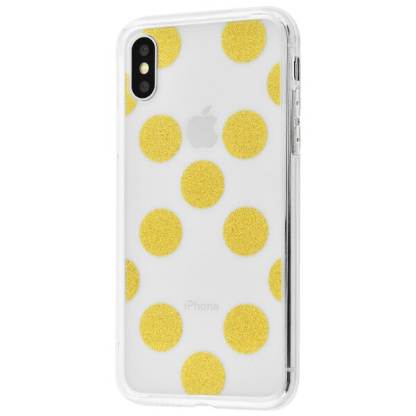 

Чехол-накладка Brand transparent case (PC+TPU) iPhone Xs Max balls_gold