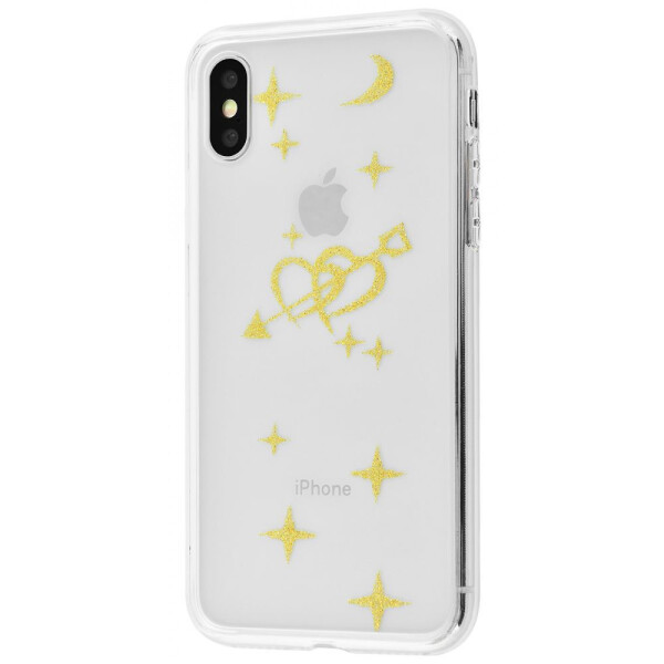 

Чехол-накладка Brand transparent case (PC+TPU) iPhone Xs Max heart_and_stars_gold