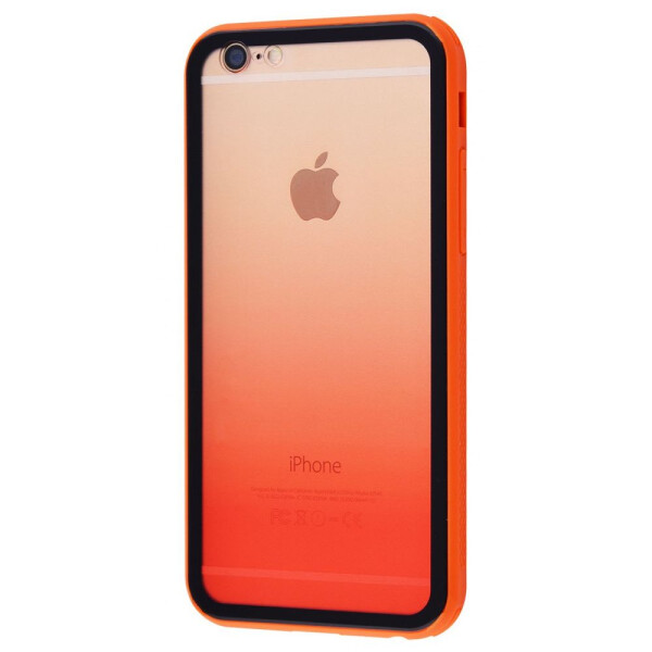 

Чехол-накладка Colorful Gradient Transparent Case iPhone 6/6s orange