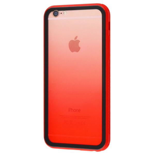 

Чехол-накладка Colorful Gradient Transparent Case iPhone 6/6s red