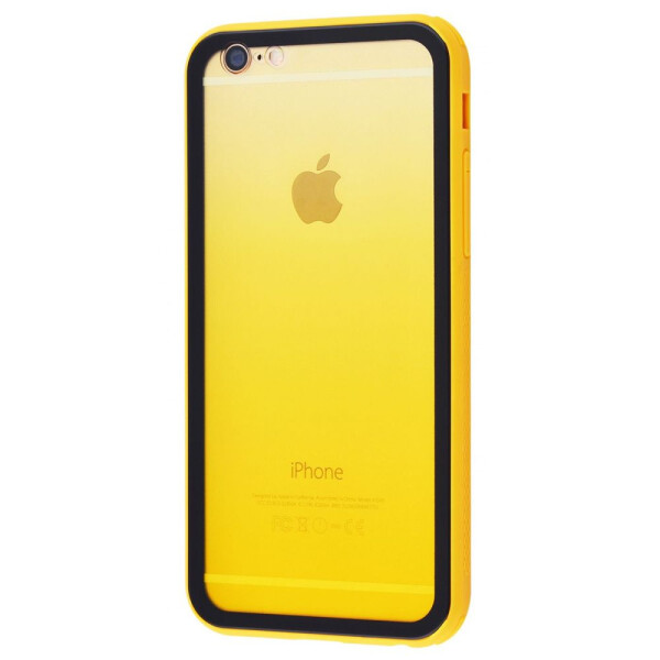 

Чехол-накладка Colorful Gradient Transparent Case iPhone 6/6s yellow