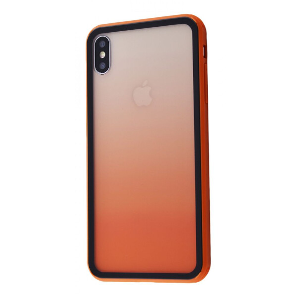 

Чехол-накладка Colorful Gradient Transparent Case iPhone Xs Max orange