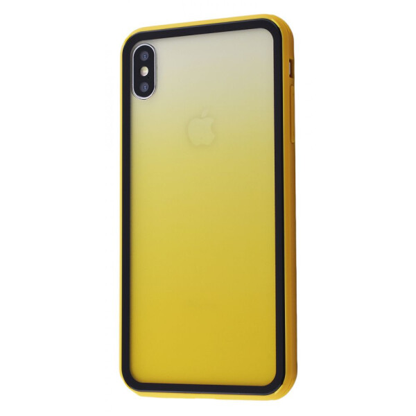 

Чехол-накладка Colorful Gradient Transparent Case iPhone Xs Max yellow