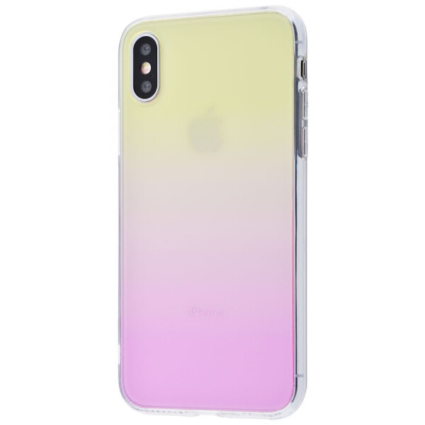 

Чехол-накладка Colorful Holographic Case (Glass+TPU) iPhone Xs Max 06