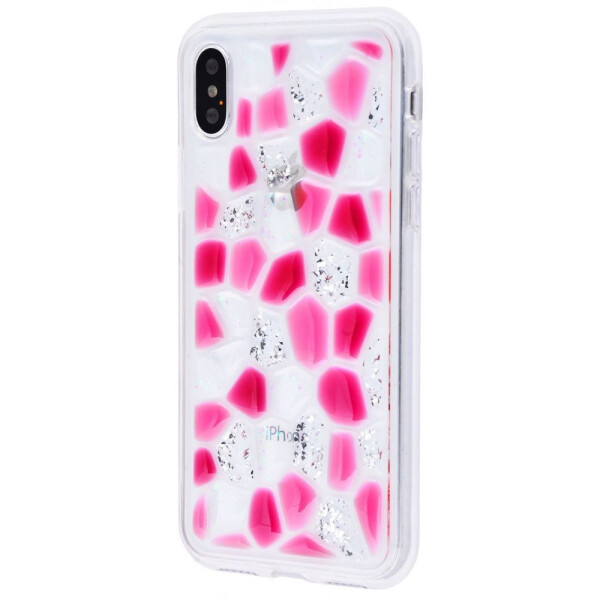 

Чехол-накладка Colour stones case (TPU) iPhone X red