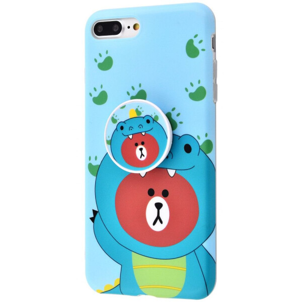

Чехол-накладка Cute Bear Imd case with pop socket iPhone 7 Plus/8 Plus 01