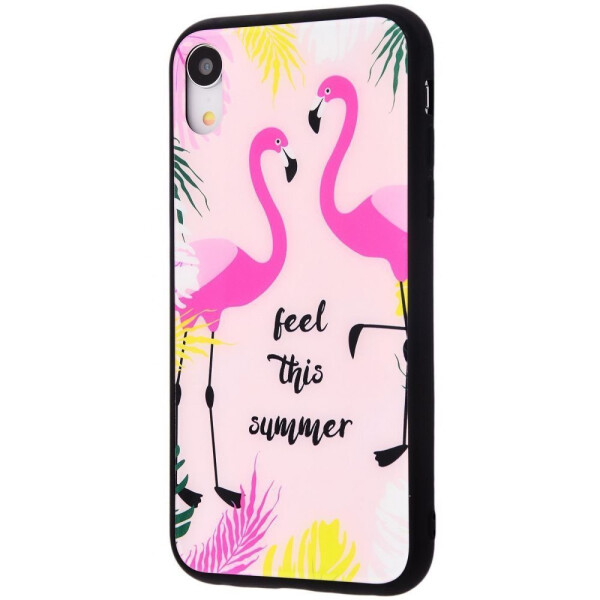 

Чехол-накладка Glass case My style (Glass +TPU) iPhone Xr 19