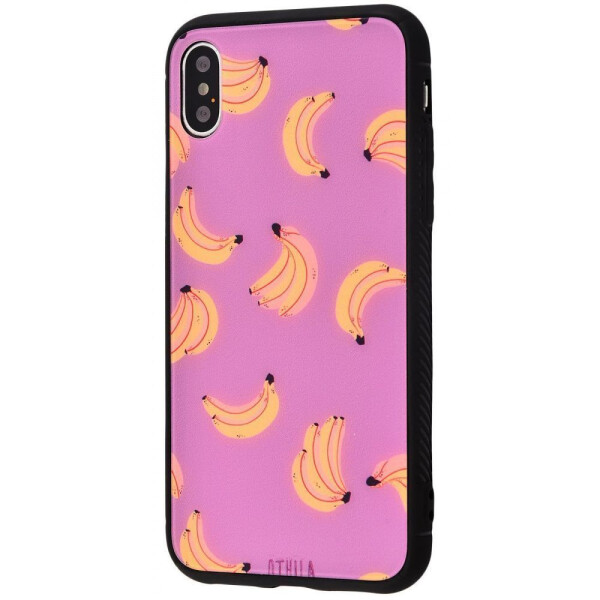 

Чехол-накладка Glass case My Style New iPhone Xs Max bananas