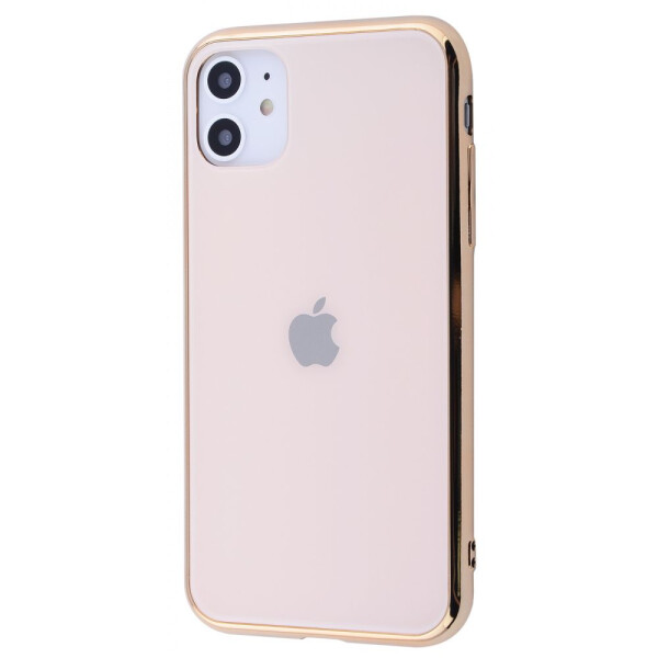 

Чехол-накладка Glass iPhone case iPhone 11 gold