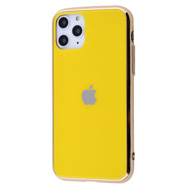 

Чехол-накладка Glass iPhone case iPhone 11 Pro yellow