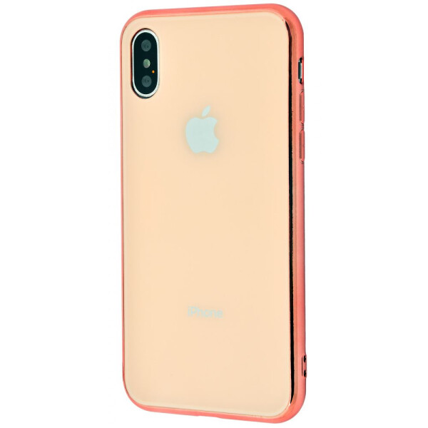 

Чехол-накладка Glass iPhone case iPhone X/Xs gold