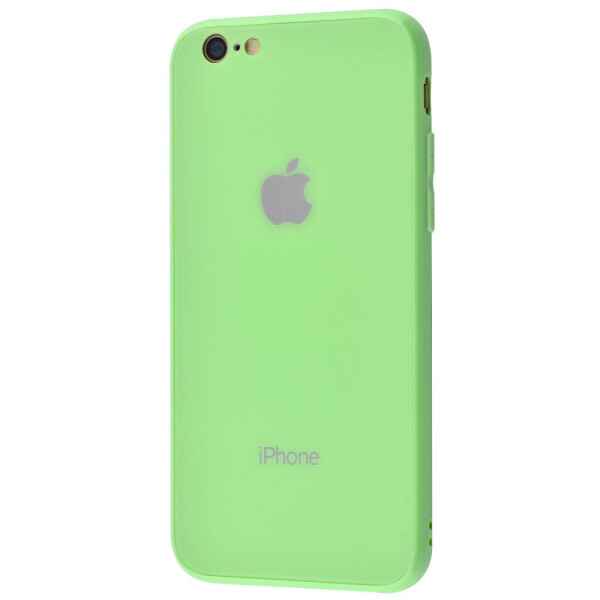 

Чехол-накладка Glass iPhone case New iPhone 6/6s green