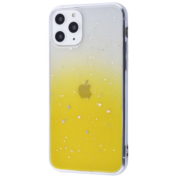 

Чехол-накладка Gradient Stars case (TPU) iPhоne 11 Pro yellow