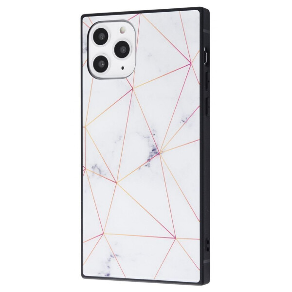 

Чехол-накладка Habitu Black Ziarat (Glass+TPU) iPhone 11 Pro white