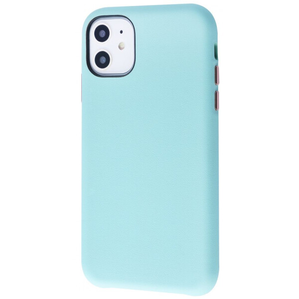 

Чехол-накладка Habitu Macaron Leather Case iPhone 11 mint