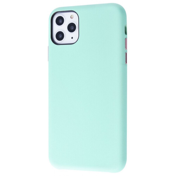 

Чехол-накладка Habitu Macaron Leather Case iPhone 11 Pro mint