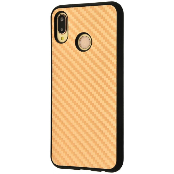 

Чехол-накладка Hard Carbon Case Huawei P20 Lite gold