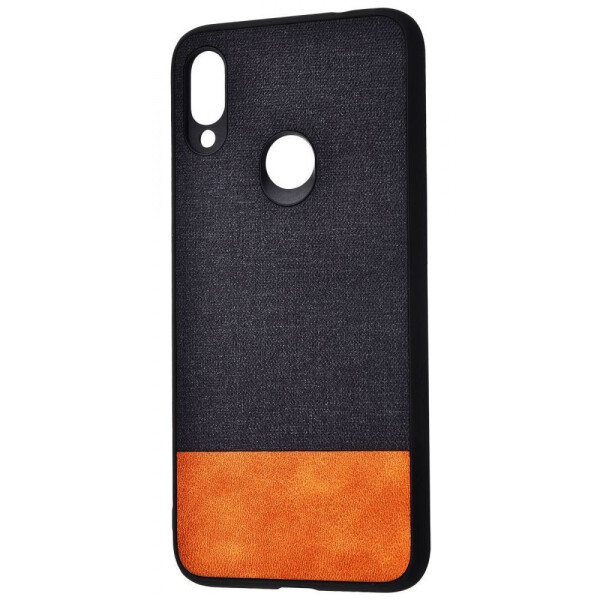 

Чехол-накладка Hard Textile Case Huawei Y7 2019 black_brown