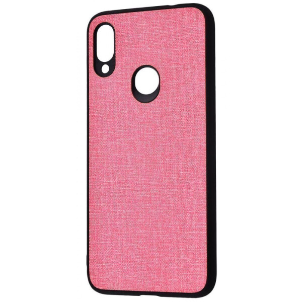 

Чехол-накладка Hard Textile Case Huawei Y7 2019 pink