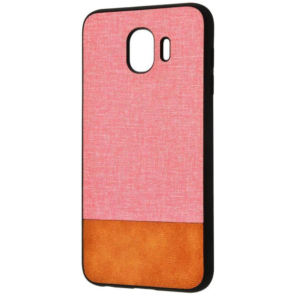 

Чехол-накладка Hard Textile Case Samsung Galaxy J4 (J400) pink_brown