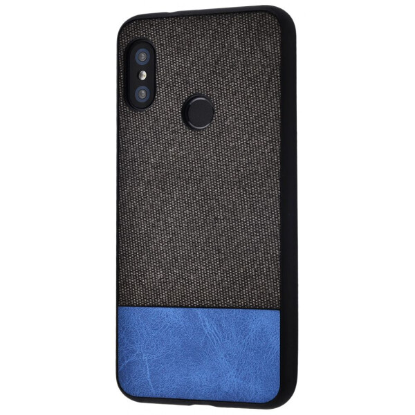

Чехол-накладка Hard Textile Case Xiaomi Mi A2 Lite/Redmi 6 Pro black_blue