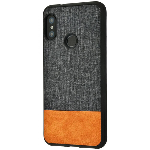 

Чехол-накладка Hard Textile Case Xiaomi Mi A2 Lite/Redmi 6 Pro black_brown
